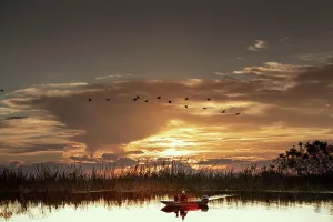 Activities Prints: Father & son fishing at the Everglades