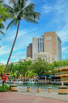 Downtown Prints: Florida, Downtown Fort Lauderdale, River Drive