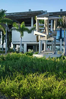 Florida, Downtown Miami, Perez Art Museum Miami, exterior, Jedd Novatt, Chaos Bizkaia, 2013, Sculpture