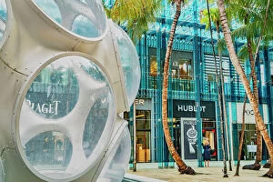Images Dated 21st February 2019: Florida, Miami, Miami Design District, Fly's Eye Dome by Buckminster Fuller