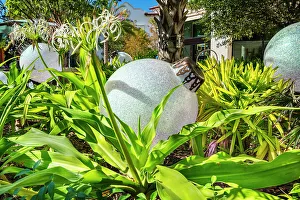 Florida, Orlando, Disney Springs, giant Christmas ball