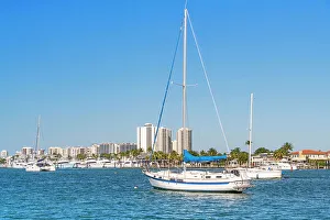 Blue Skies Prints: Florida, Palm Beach County, Lake Worth Inlet, Peanut Island