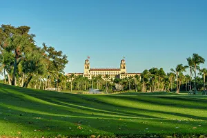 Breaker Prints: Florida, Palm Beach, golf course in front of the Breakers Hotel