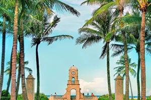 Florida, Palm Beach, Worth Avenue Clock Tower