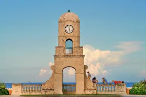 Florida, Palm Beach, Worth Avenue Clock Tower