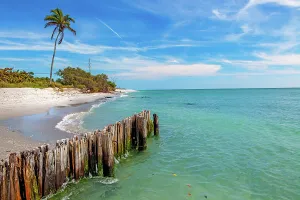 Solitude Prints: Florida, Sanibel Island, empty beach