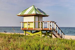 Florida, South Florida, Delray Beach, lifeguard station
