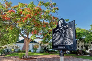 Images Dated 21st July 2019: Florida, South Florida, Delray Beach, Cason Cottage House Museum