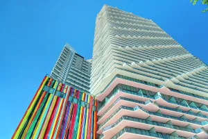 Cloudless Prints: Florida, South Florida, Downtown Miami, Brickell, modern building