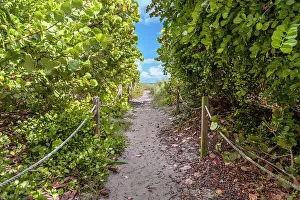 Florida, South Florida, Hollywood Beach, entrance