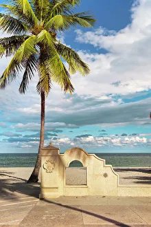 Florida, South Florida, Hollywood Beach, promenade