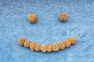 Blue Prints: Florida, Tampa, Tarpon Springs, smile made of sponges, Sponge Capital of the World