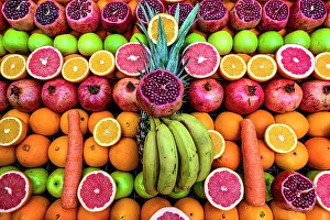 Colorful Prints: Fruit Display
