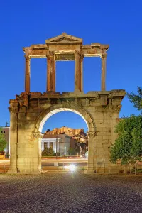 Historic Prints: Greece, Athens, Arch of Hadrian