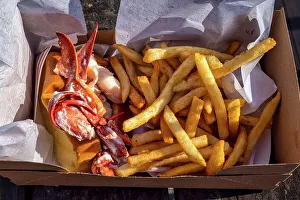Food Prints: Lobster Roll and Chips