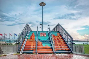 Deep South Prints: Louisiana, Baton Rouge, Riverfront Staircase