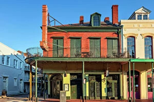 Images Dated 16th November 2021: Louisiana, New Orleans, French Quarter Architecture