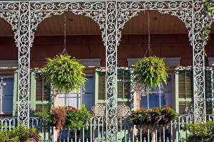 Louisiana, New Orleans, Historic homes in the French Quarter