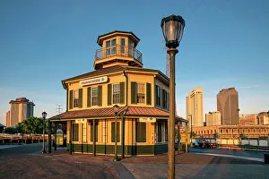 Lamp Prints: Louisiana, New Orleans, Steamboat Natchez, Cruise Office