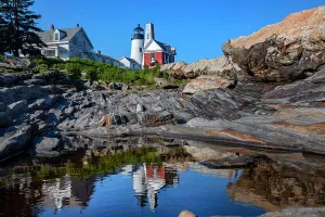 Harbor Prints: Maine, Pemaquid, Pemaquid Point Lighthouse