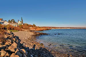 Day Break Prints: Maine, York, Cape Neddick, Nubble Point at Sohier Park