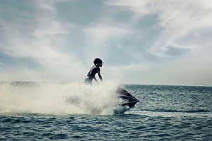 Atlantic Ocean Prints: Man Jet skiing
