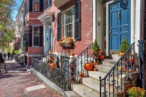 Massachusetts, Boston, Beacon Hill neighborhood Scene