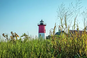Massachusetts, Cape Cod National Seashore, Nauset Beach Lighthouse, near Eastham