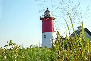 Massachusetts, Cape Cod National Seashore, Nauset Beach Lighthouse, near Eastham