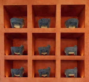 Food Prints: Mexican Molcajetes Decorating Wall