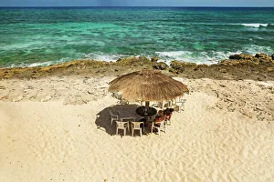 Coast Prints: Mexico, Cozumel, Punta Sur, Freedom in Paradise Beach