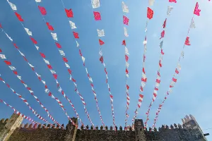 White Prints: Mexico, Morelos, Yecapixtla, Papel picado banners