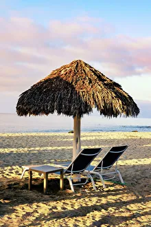 Rm306 Prints: Mexico, Nayarit, Beach scene at La Manzanilla beach