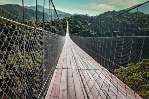 Mxico Prints: Mexico, Puerto Vallarta, Canopy River, Jorullo Bridge