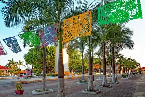 Island Prints: Mexico, Quintana Roo, Cozumel Main Square