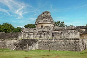 Images Dated 4th December 2023: Mexico, Yucatan, Chichen Itza, Caracol Building, Observatory