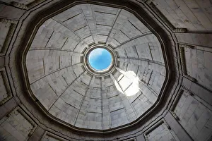 Deep South Prints: Mississippi, Vicksburg, Ceiling of The Illinois State Memorial (1899)