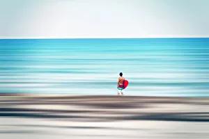 Atlantic Prints: Moody shot of surfer