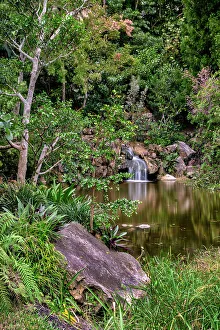 Rm302 Prints: Morikami Museum and Japanese Gardens, waterfall