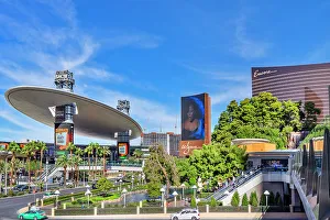 Hotel Prints: Nevada, Las Vegas, Encore Luxury hotel and Fashion Show building, a shopping mall