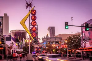 Downtown Prints: Nevada, Las Vegas, Fremont East Entertainment District