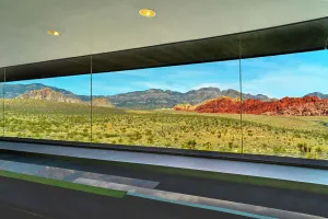 Blue Skies Prints: Nevada, Mojave Desert, Red Rock Canyon National Conservation Area