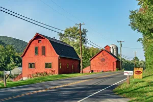 County Prints: New England, Connecticut, Kent, The Kent Land Trust on Kent Road