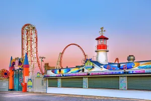 Borough Prints: New York, Brooklyn, Coney Island Amusement Park