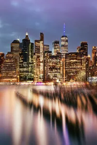 Illuminate Prints: New York City, Brooklyn, Brooklyn Bridge Park
