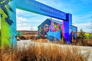 Entryway Prints: New York City, Brooklyn, East New York, Shirley Chisholm State Park, Entrance