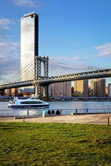 Afer Office 02 Prints: New York City, Brooklyn, East River, Manhattan Bridge
