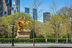 Statue Prints: New York City, Manhattan, Grand Army Plaza, General William Tecumseh Sherman Statue