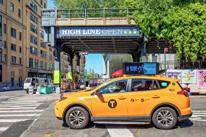 New York City, Manhattan, The High Line at Washington Street