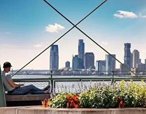 Westside Prints: New York City, Manhattan, Pier 57 Rooftop Park